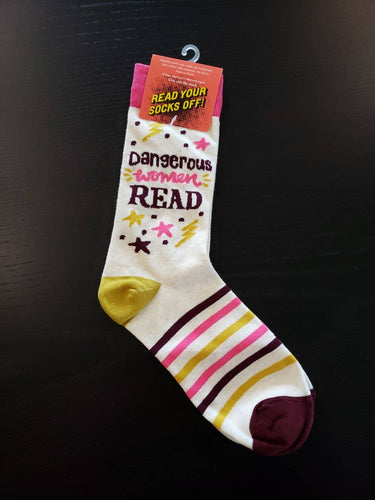 Dangerous Women Read Socks (LoveLit Book Theme)