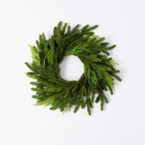 Mixed Cedar Candle Ring