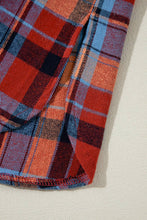 Plaid Loose Button Up