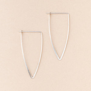 Refined Earring Collection - Galaxy Triangle/Sterling Silver