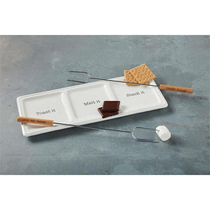 Smore Tray & Skewer Set