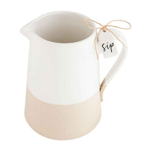 Stoneware Sip Pitcher