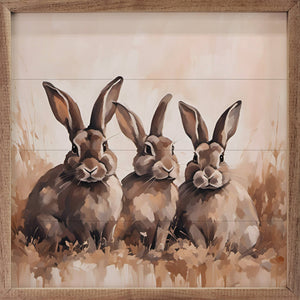 Brown Three Rabbits