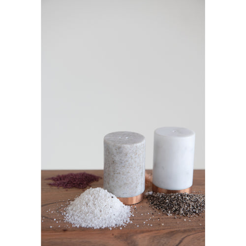 Marble Salt + Pepper Set