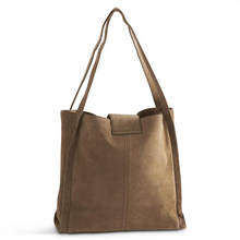 Taupe Suede Handbag