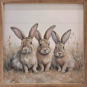Neutral Three Rabbits