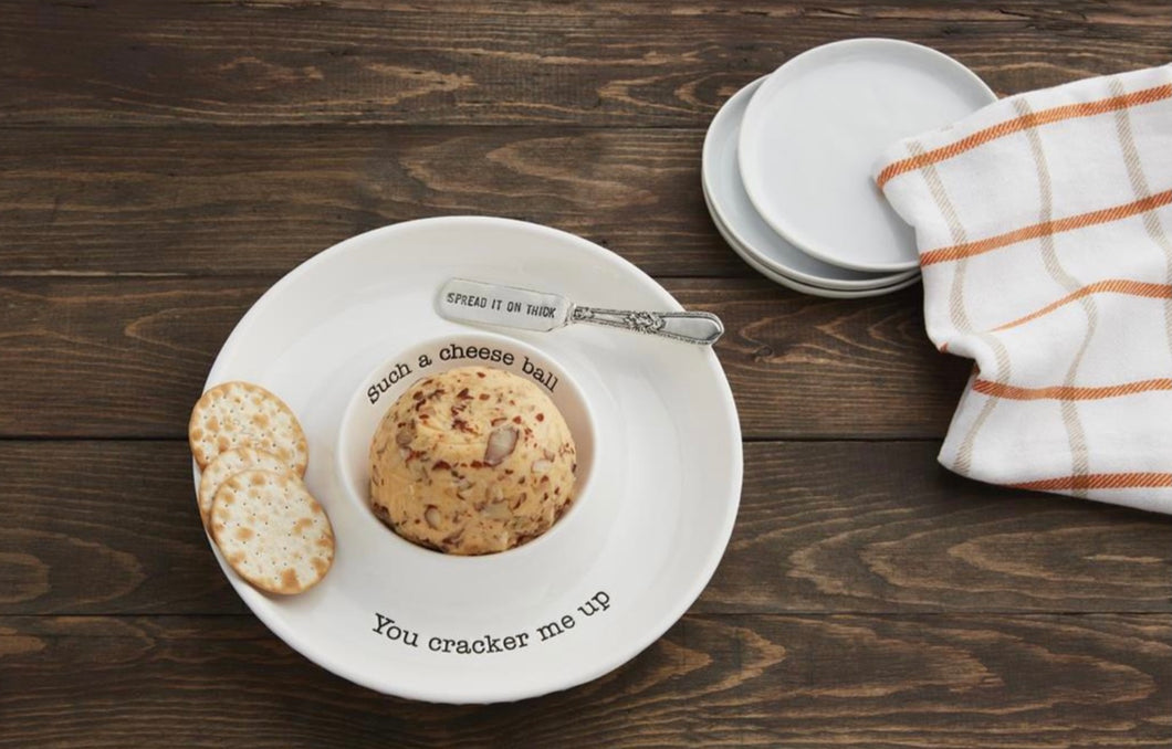 Cheese Ball Dish Set